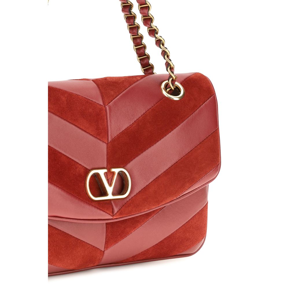 Valentino Garavani Multicolor Suede Leather Shoulder Bag | Regal Royce