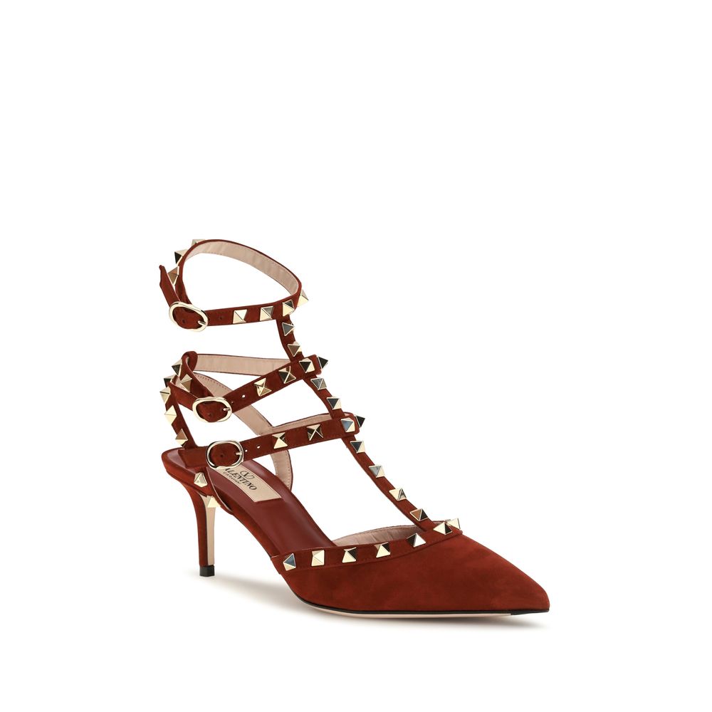 Valentino Garavani Multicolor Suede Leather High Heel Pumps | Regal Royce