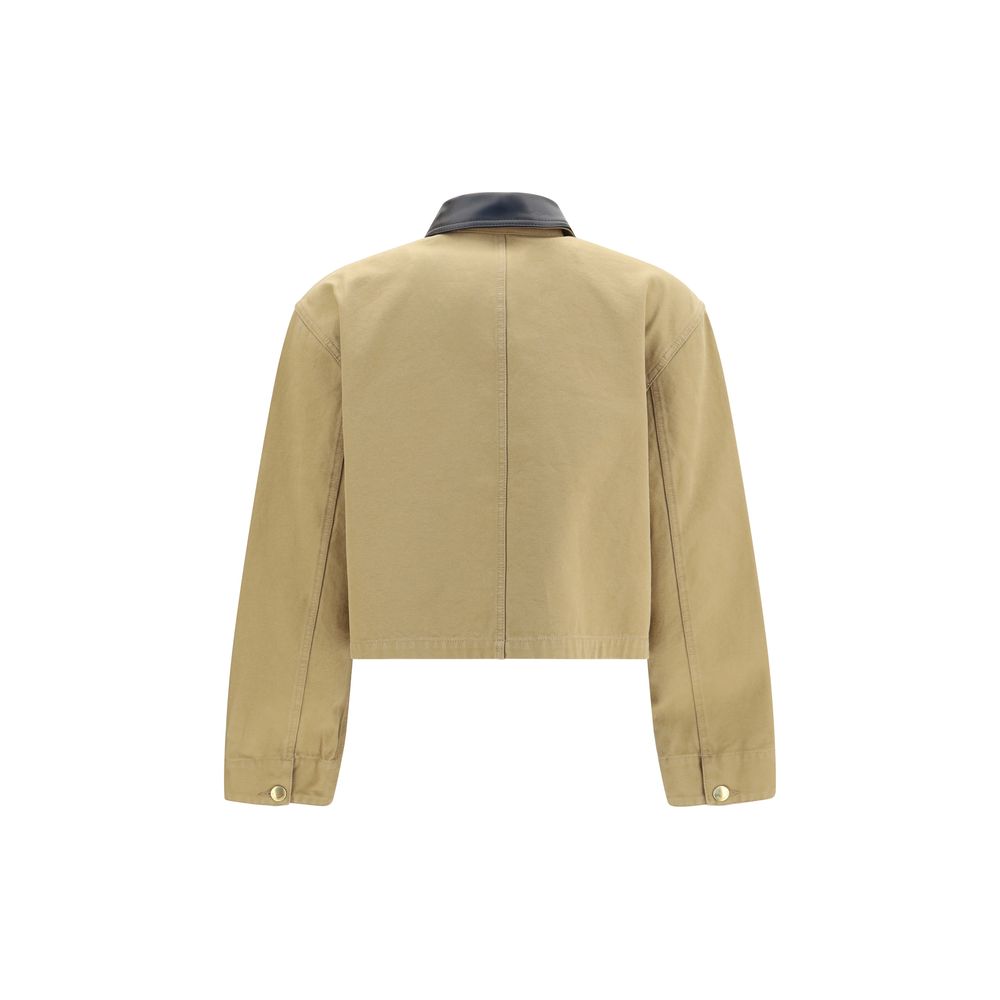 Balenciaga Beige Cotton Full-Length Jacket | Regal Royce