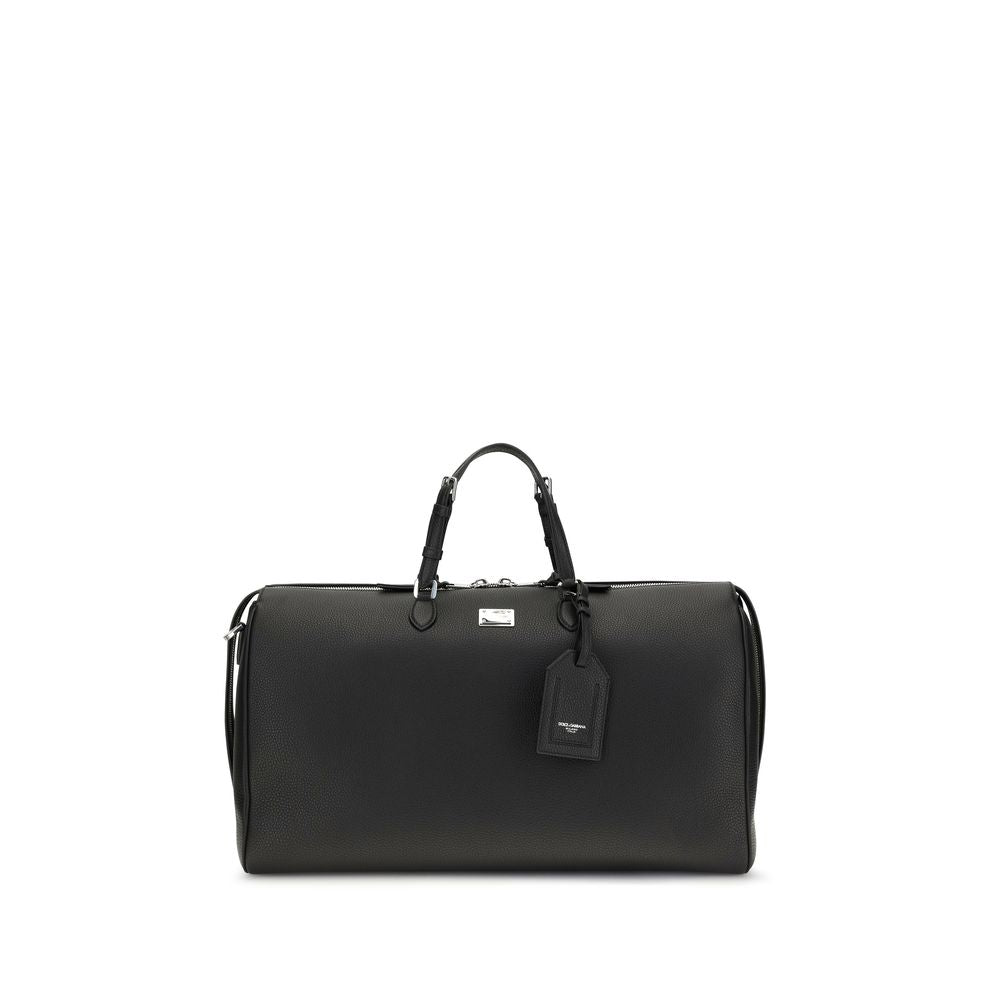 Dolce & Gabbana Black Calf Leather Bos Taurus Briefcase | Regal Royce