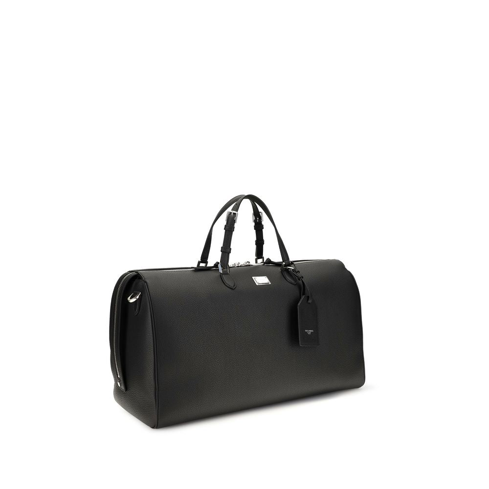 Dolce & Gabbana Black Calf Leather Bos Taurus Briefcase | Regal Royce