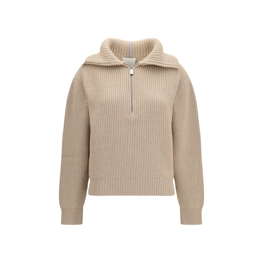 Malo Beige Cashmere Polo Shirt | Regal Royce