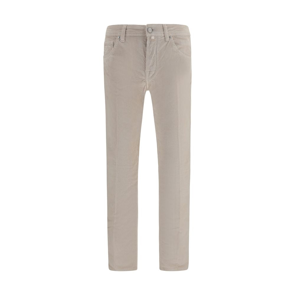 Jacob Cohen Beige Cotton Casual Pants | Regal Royce