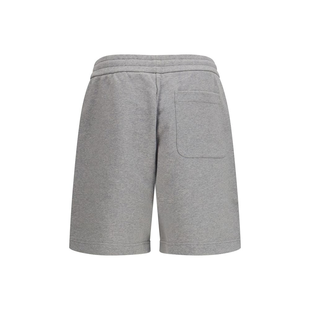 Moncler Gray Cotton Bermuda Shorts | Regal Royce