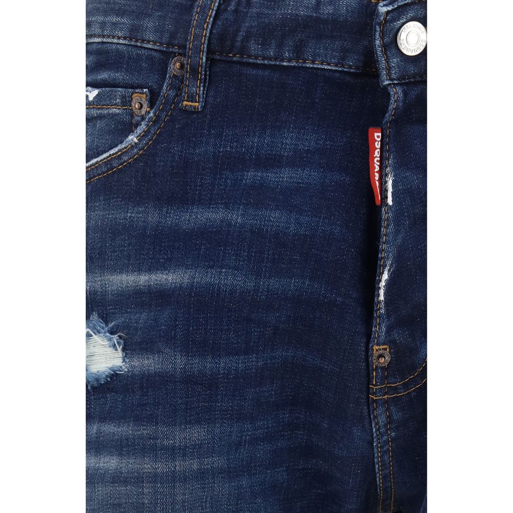 Dsquared² Blue Cotton Bermuda Shorts | Regal Royce