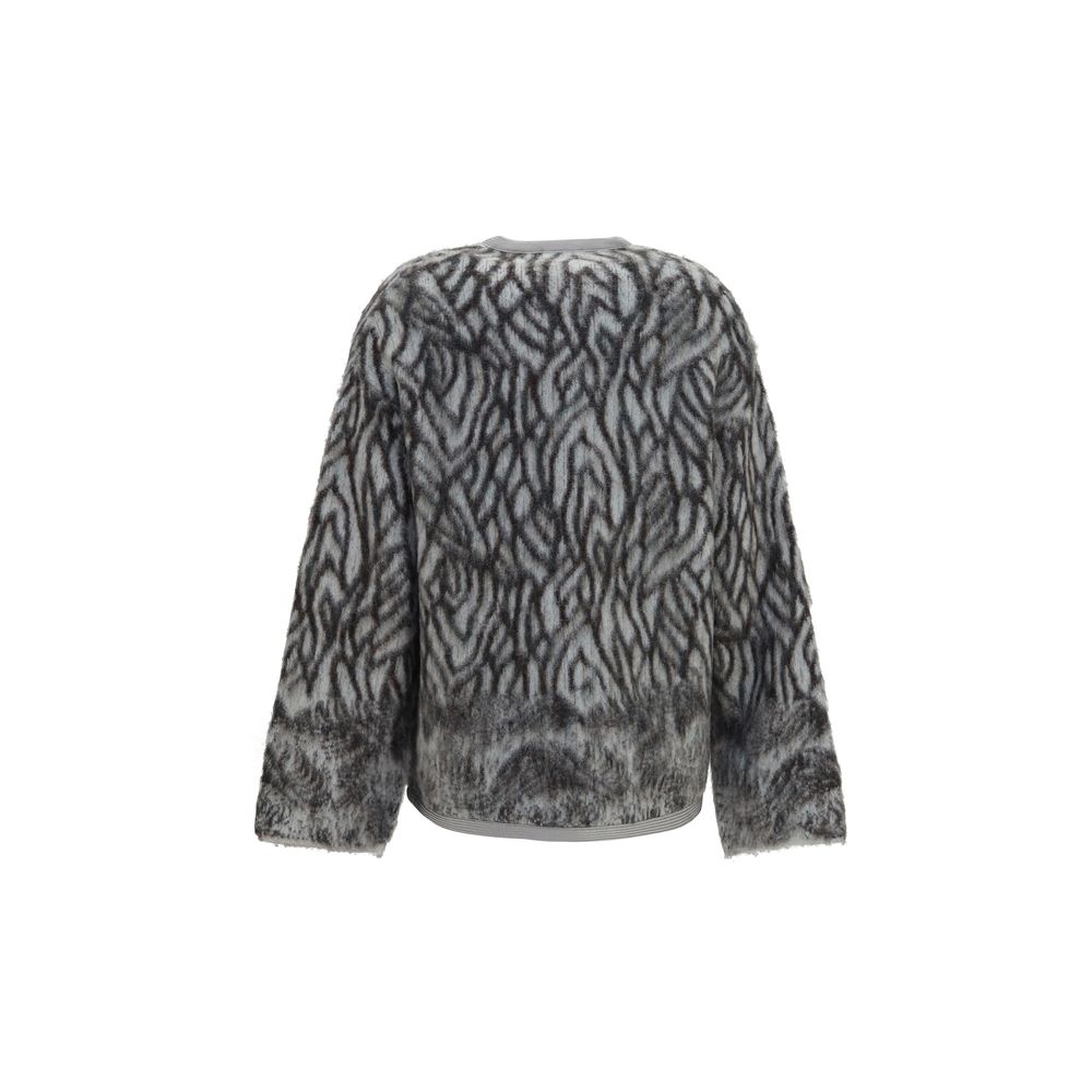 Forte_Forte Gray Alpaca Vicugna Pacos Cardigan | Regal Royce