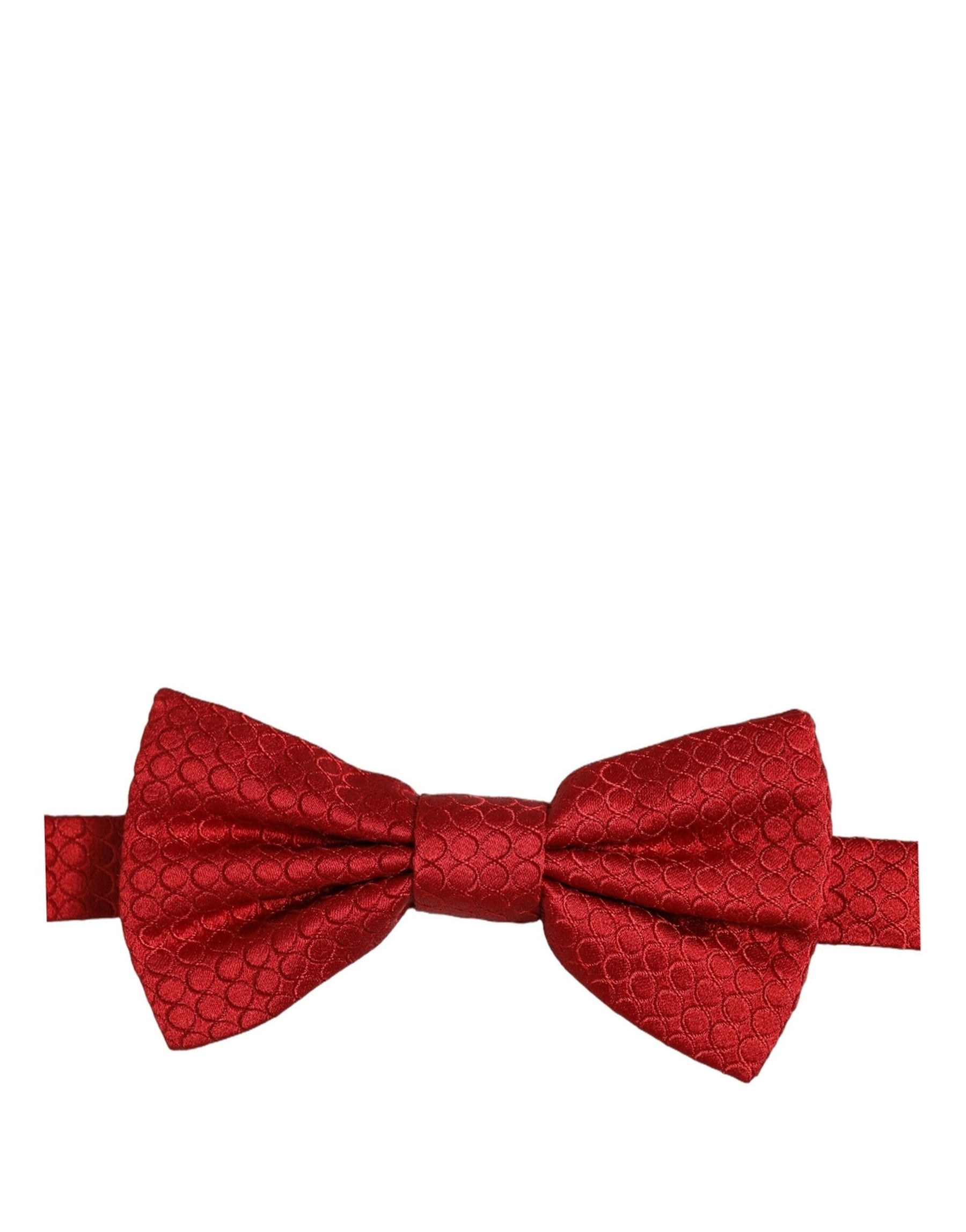 Dolce & Gabbana Men Red 100% Silk Adjustable Neck Papillon Bow Tie | Regal Royce