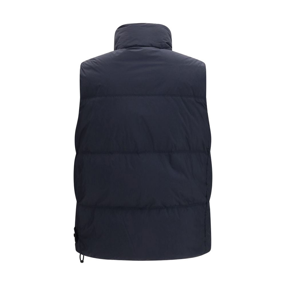 Stone Island Blue Goose Down Sleeveless Jacket | Regal Royce