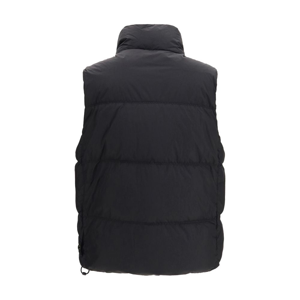Stone Island Black Goose Down Sleeveless Jacket | Regal Royce
