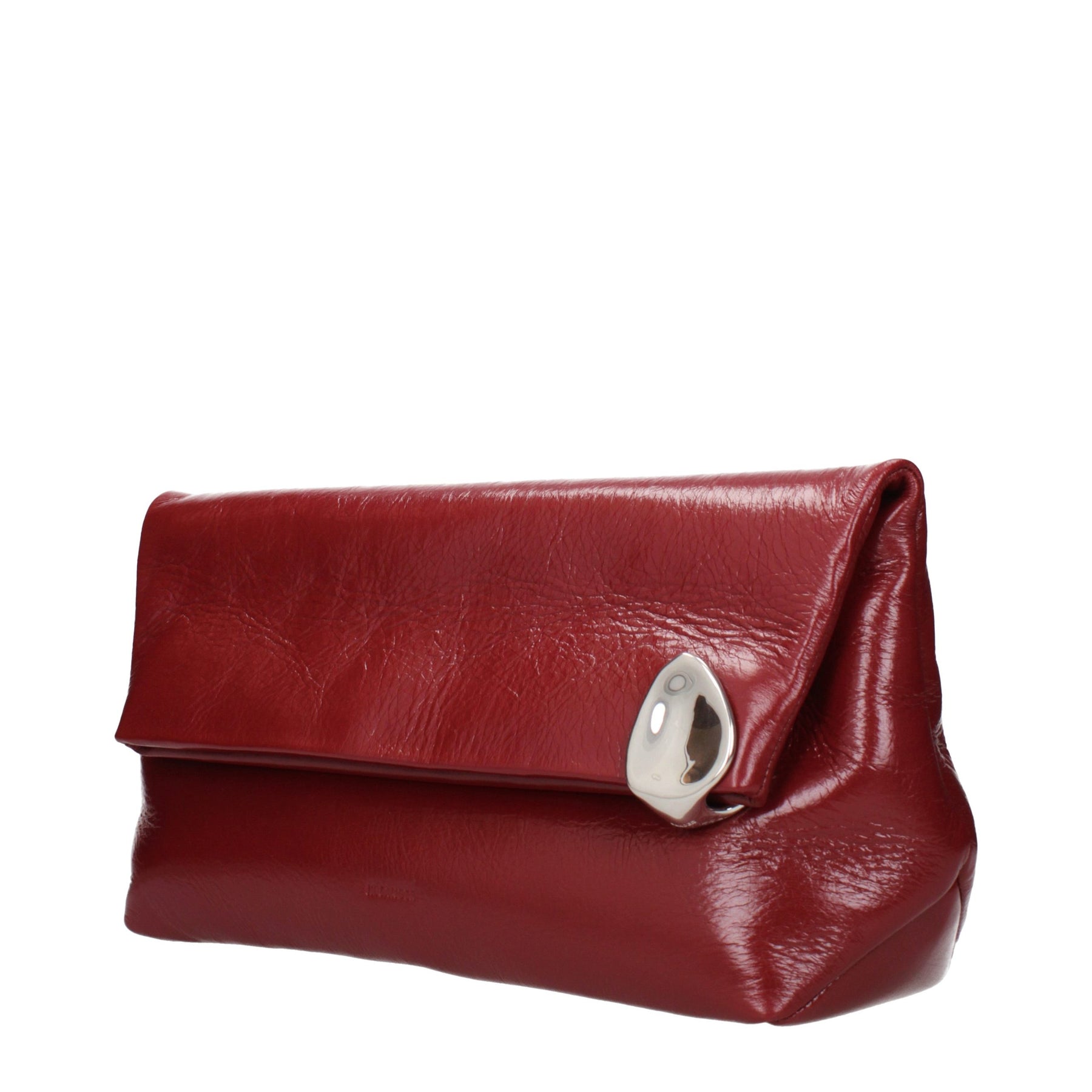 Jil Sander Red Leather Clutch Bag | Regal Royce
