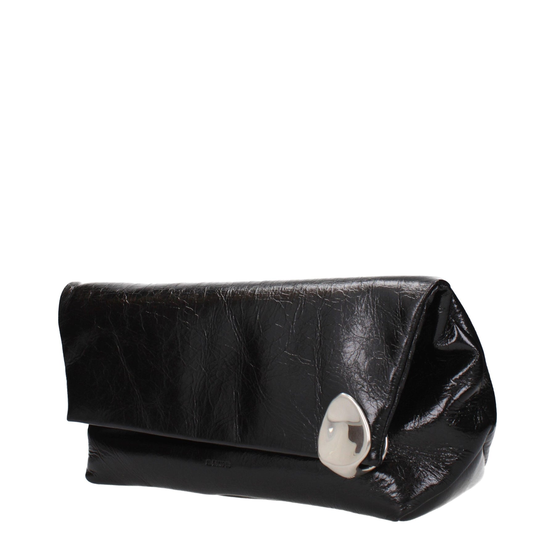 Jil Sander Black Leather Clutch Bag | Regal Royce