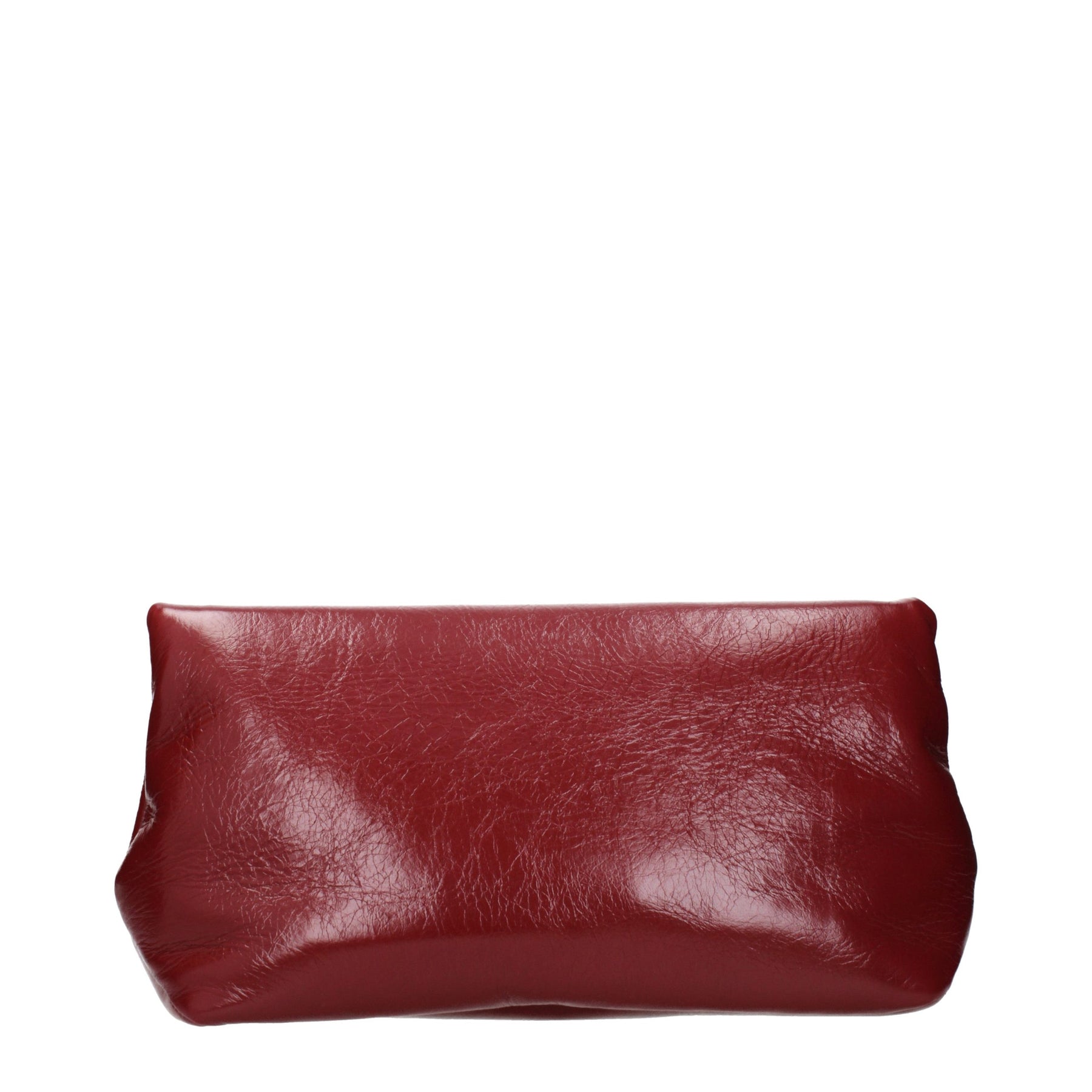 Jil Sander Red Leather Clutch Bag | Regal Royce