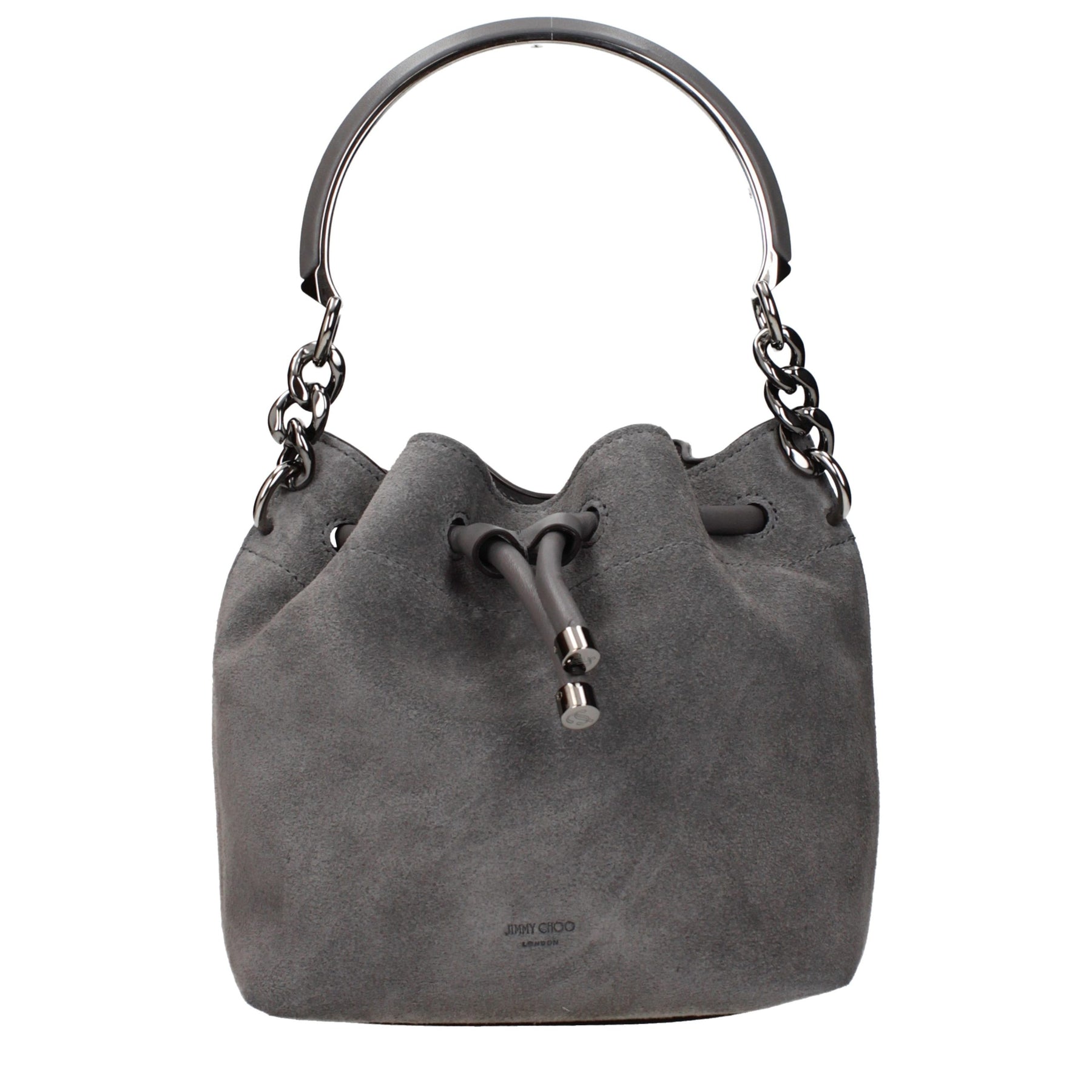 Jimmy Choo Gray Leather Handbag | Regal Royce