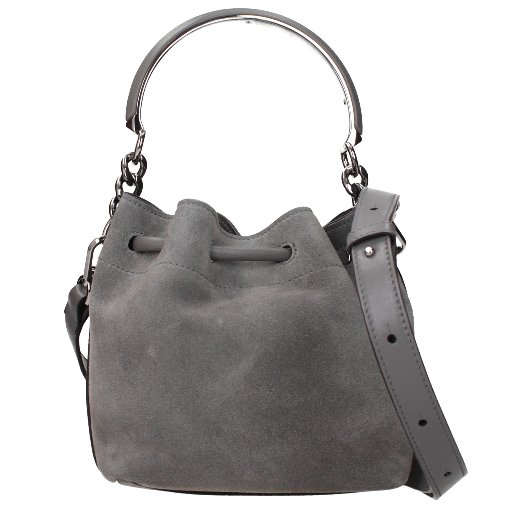 Jimmy Choo Gray Leather Handbag | Regal Royce