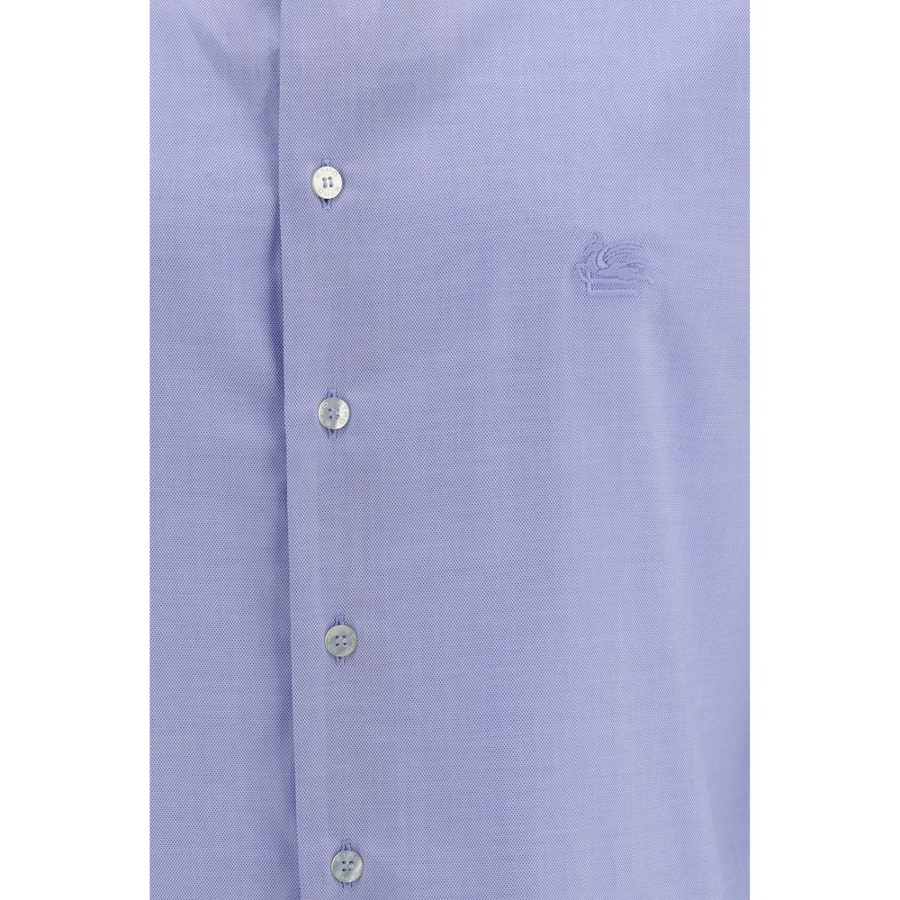 Etro Blue Cotton Dress Shirt | Regal Royce
