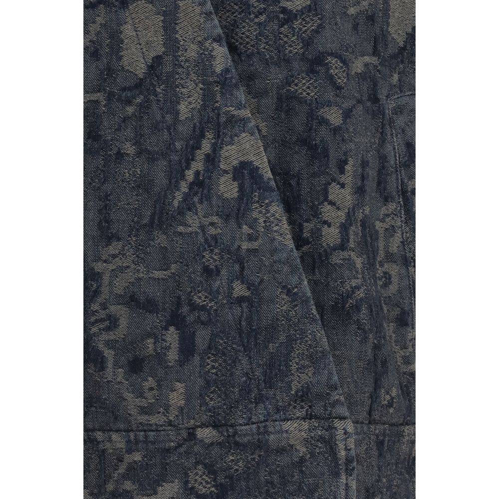 Giorgio Armani Blue Cotton Denim Jacket | Regal Royce