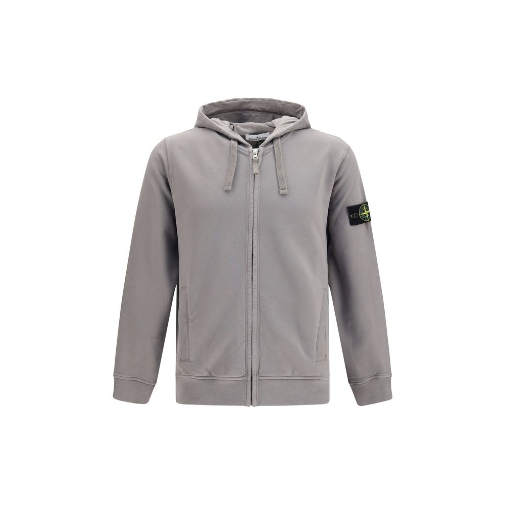 Stone Island Gray Cotton Sweatshirt | Regal Royce