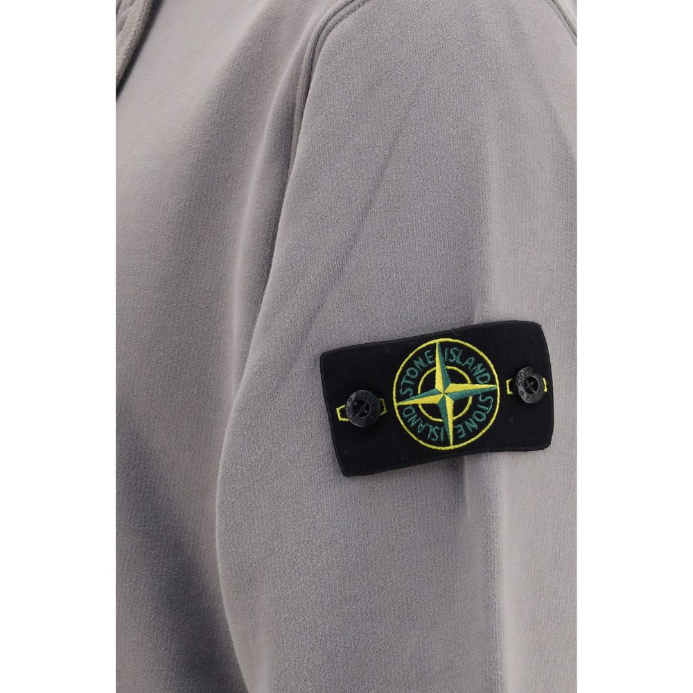 Stone Island Gray Cotton Sweatshirt | Regal Royce