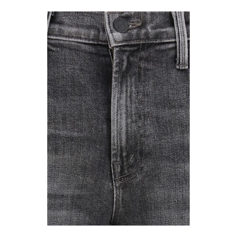 Mother Denim Gray Cotton Bootcut Jeans | Regal Royce