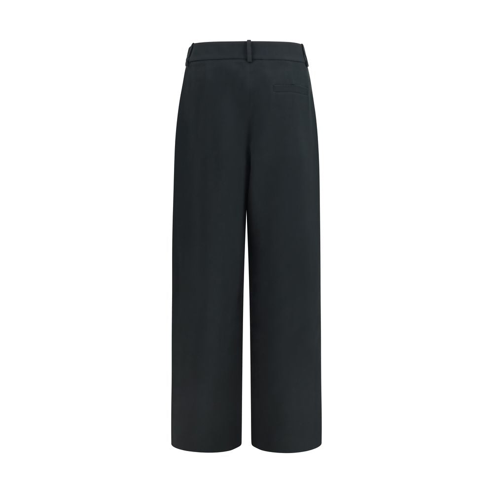 Giorgio Armani Black Silk Casual Pants | Regal Royce