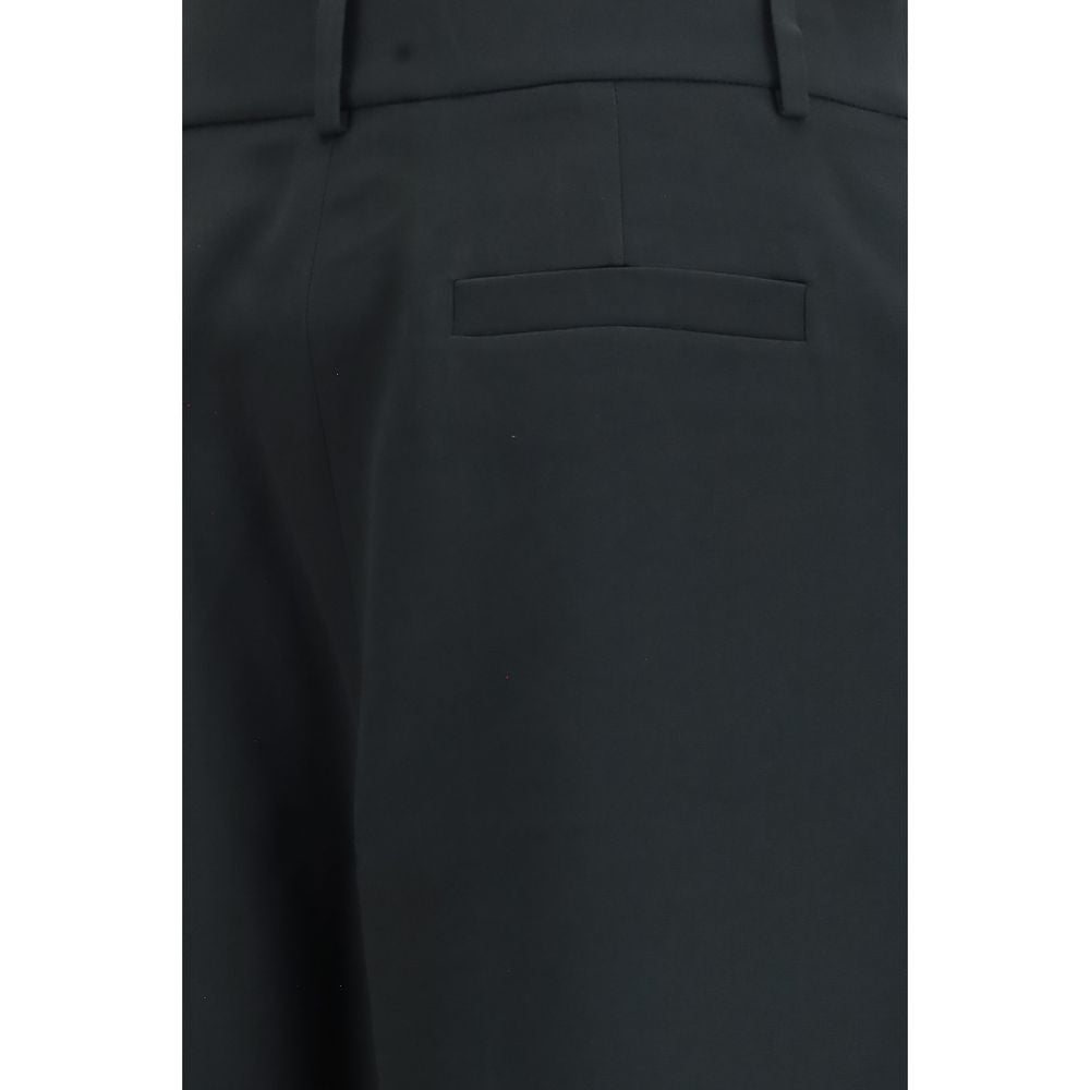 Giorgio Armani Black Silk Casual Pants | Regal Royce
