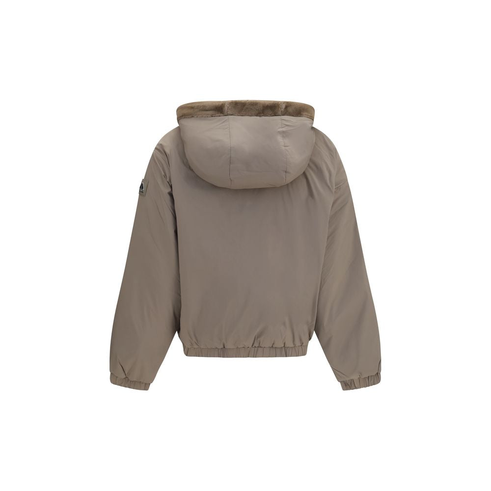 Moose Knuckles Brown Faux Fur Sweatshirt | Regal Royce