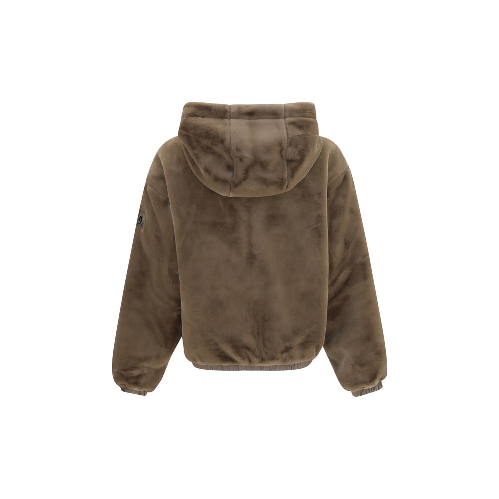 Moose Knuckles Brown Faux Fur Sweatshirt | Regal Royce