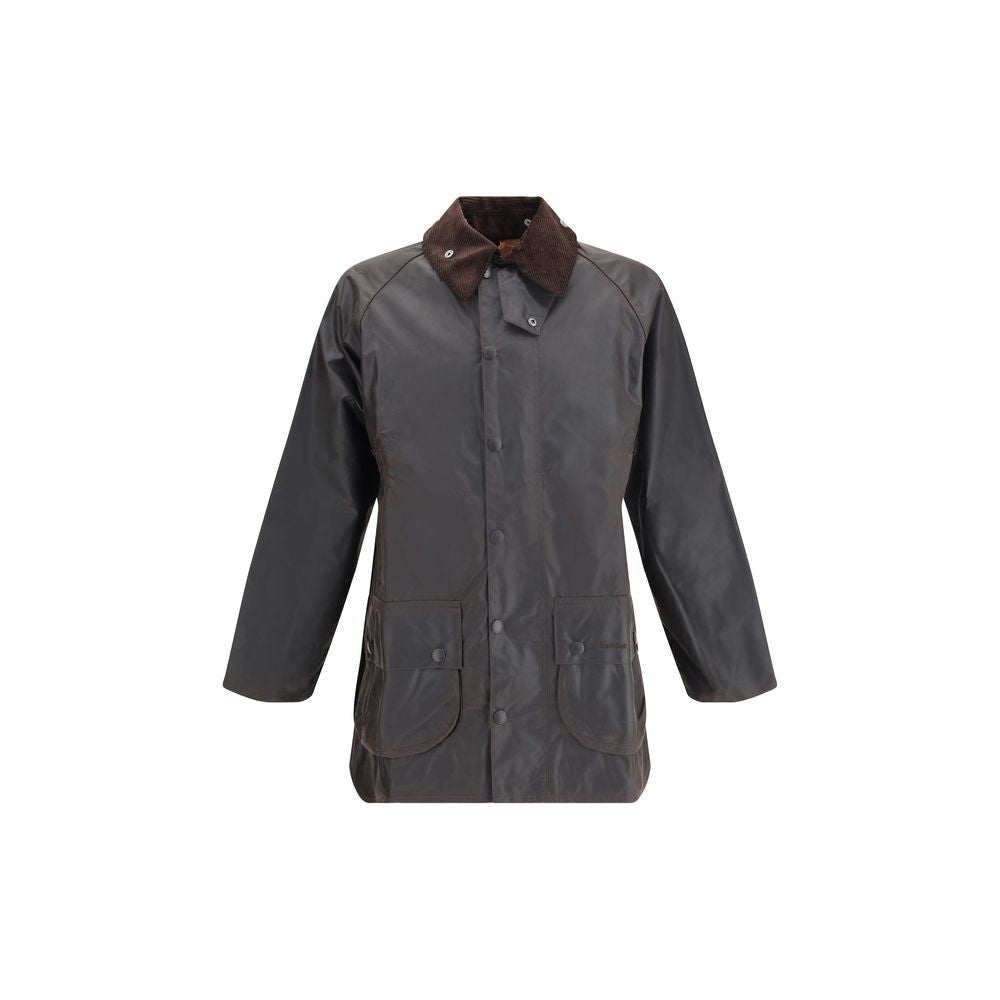 Barbour Black Cotton Coat | Regal Royce
