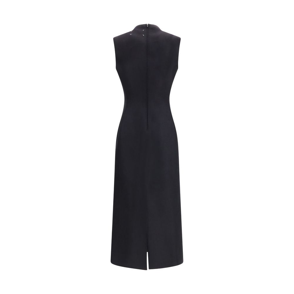 Maison Margiela Black Wool Oves Aries Casual Dress | Regal Royce