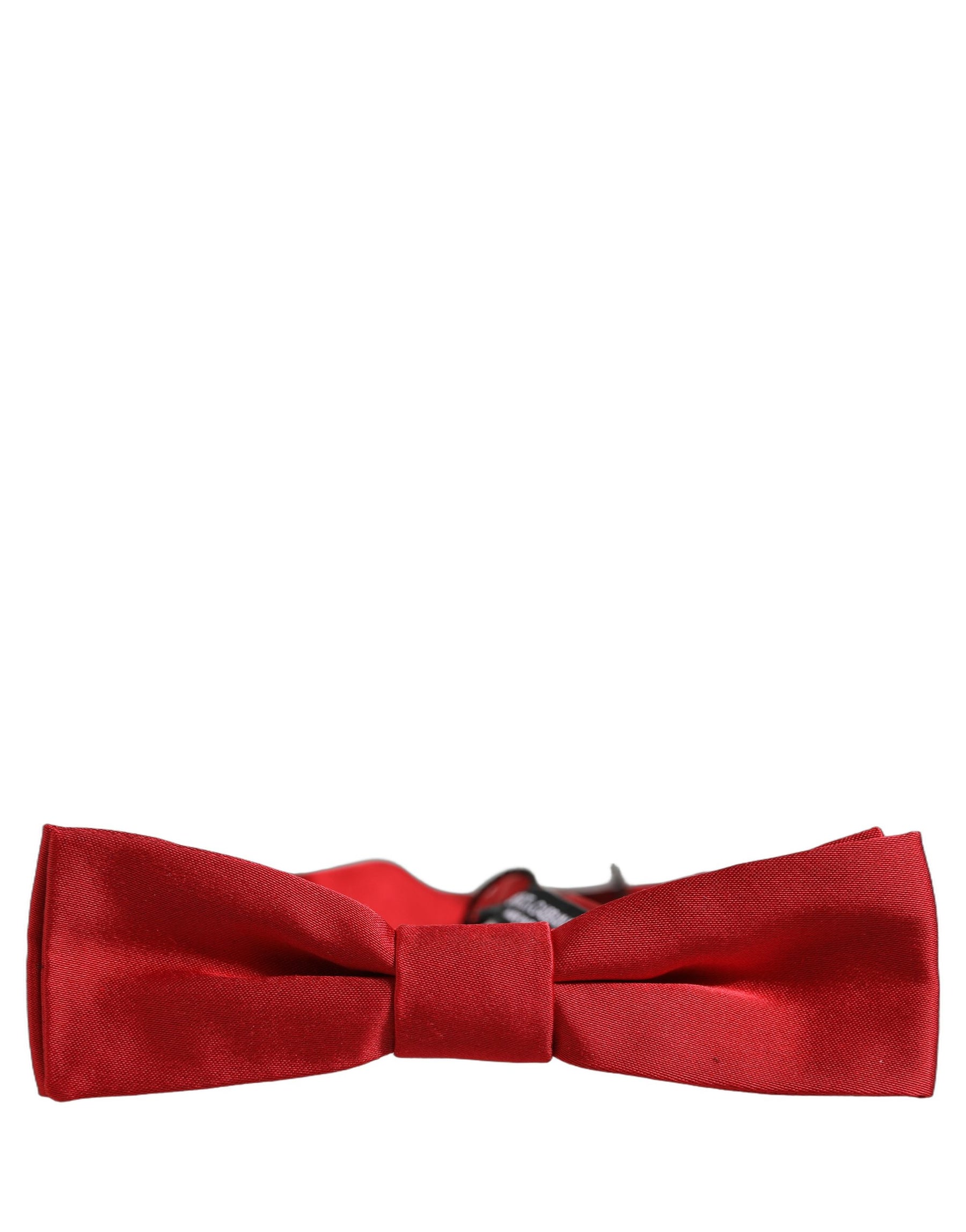 Dolce & Gabbana Men Red 100% Silk Adjustable Neck Papillon Bow Tie | Regal Royce