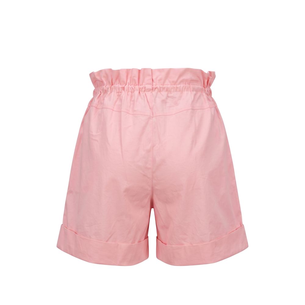 Trussardi Jeans Pink Cotton Women Shorts | Regal Royce