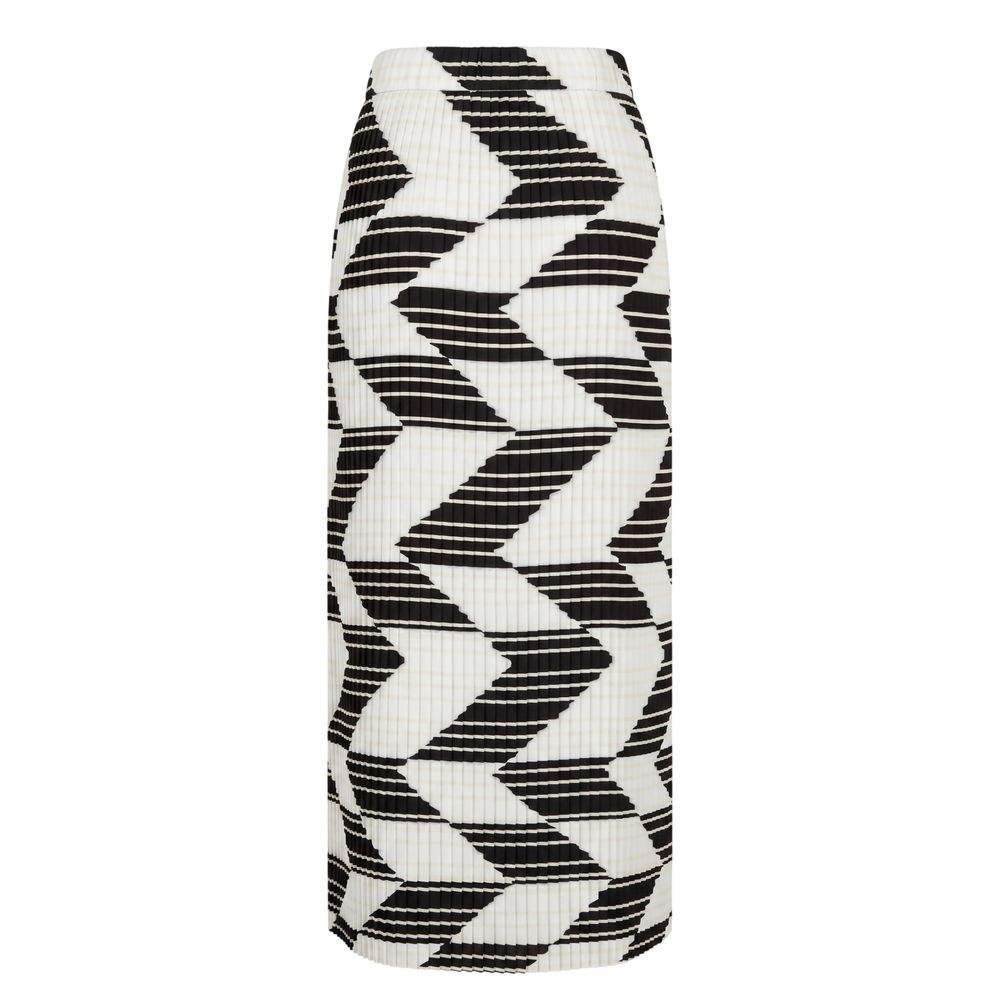 Trussardi Jeans White Polyester Women Skirt | Regal Royce