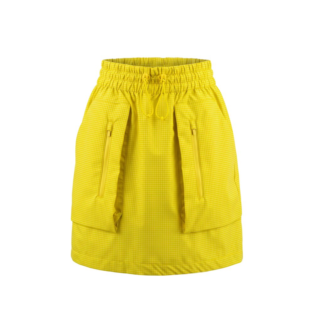 Trussardi Jeans Yellow Polyamide Women Skirt | Regal Royce