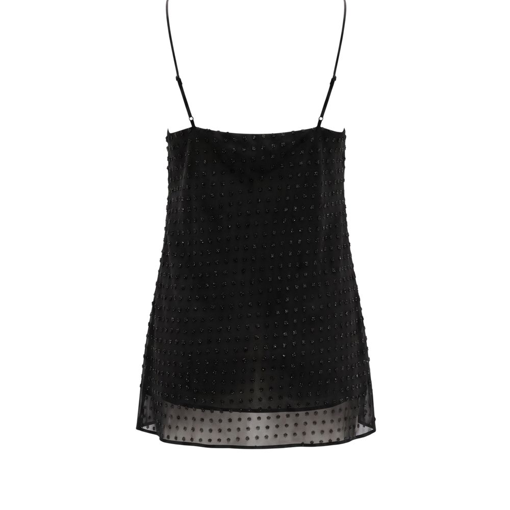 Trussardi Jeans Black Polyester Women Tank | Regal Royce