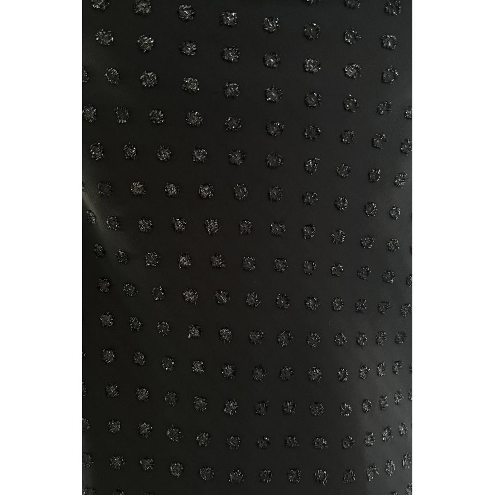 Trussardi Jeans Black Polyester Women Tank | Regal Royce