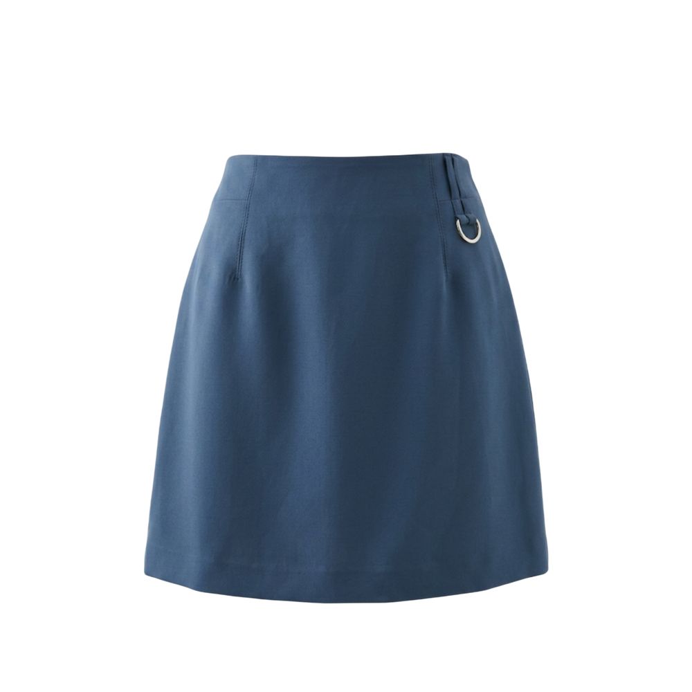 Trussardi Jeans Blue Polyester Women Skirt | Regal Royce