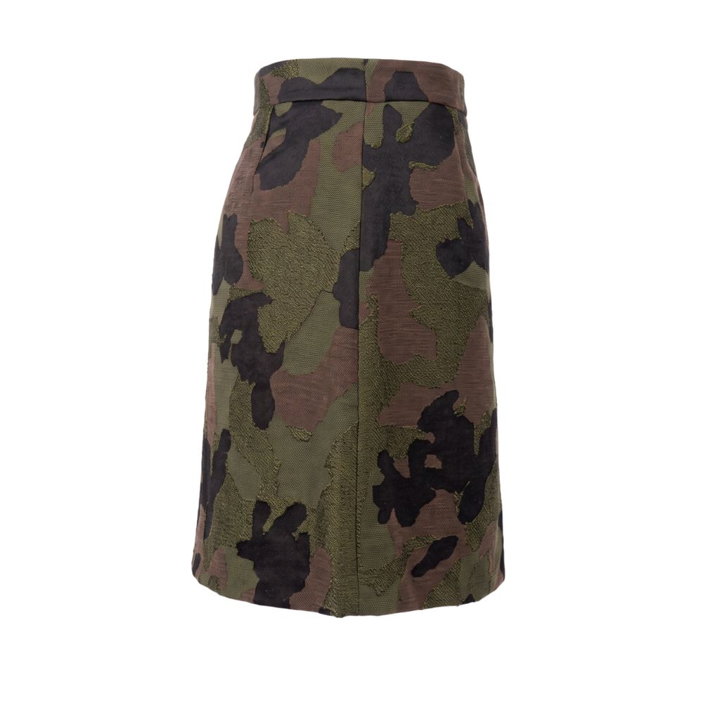 Trussardi Jeans Black Cotton Women Skirt | Regal Royce