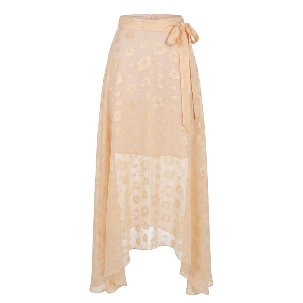Trussardi Jeans Beige Polyester Womens Skirt | Regal Royce