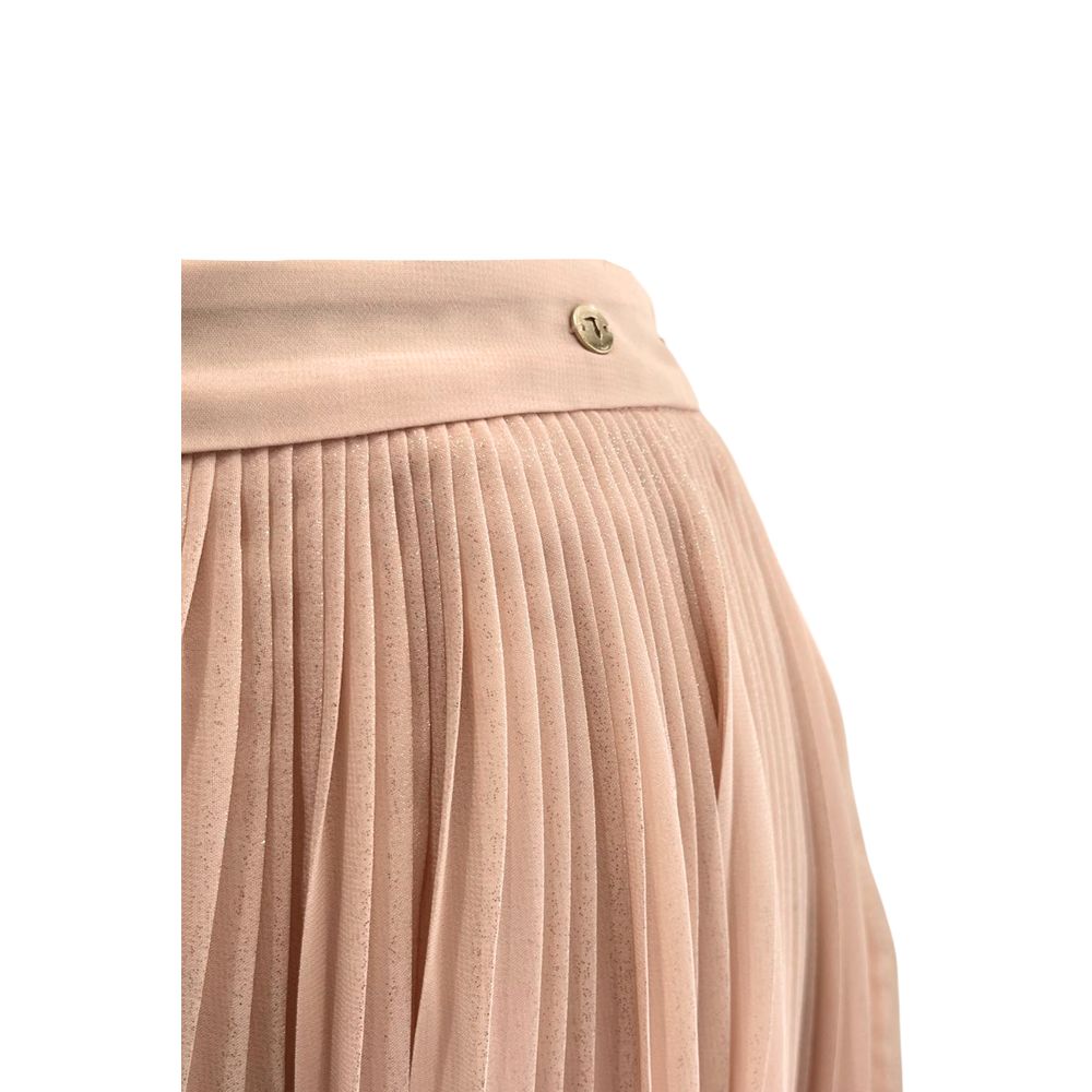 Trussardi Jeans Pink Polyester Women Skirt | Regal Royce