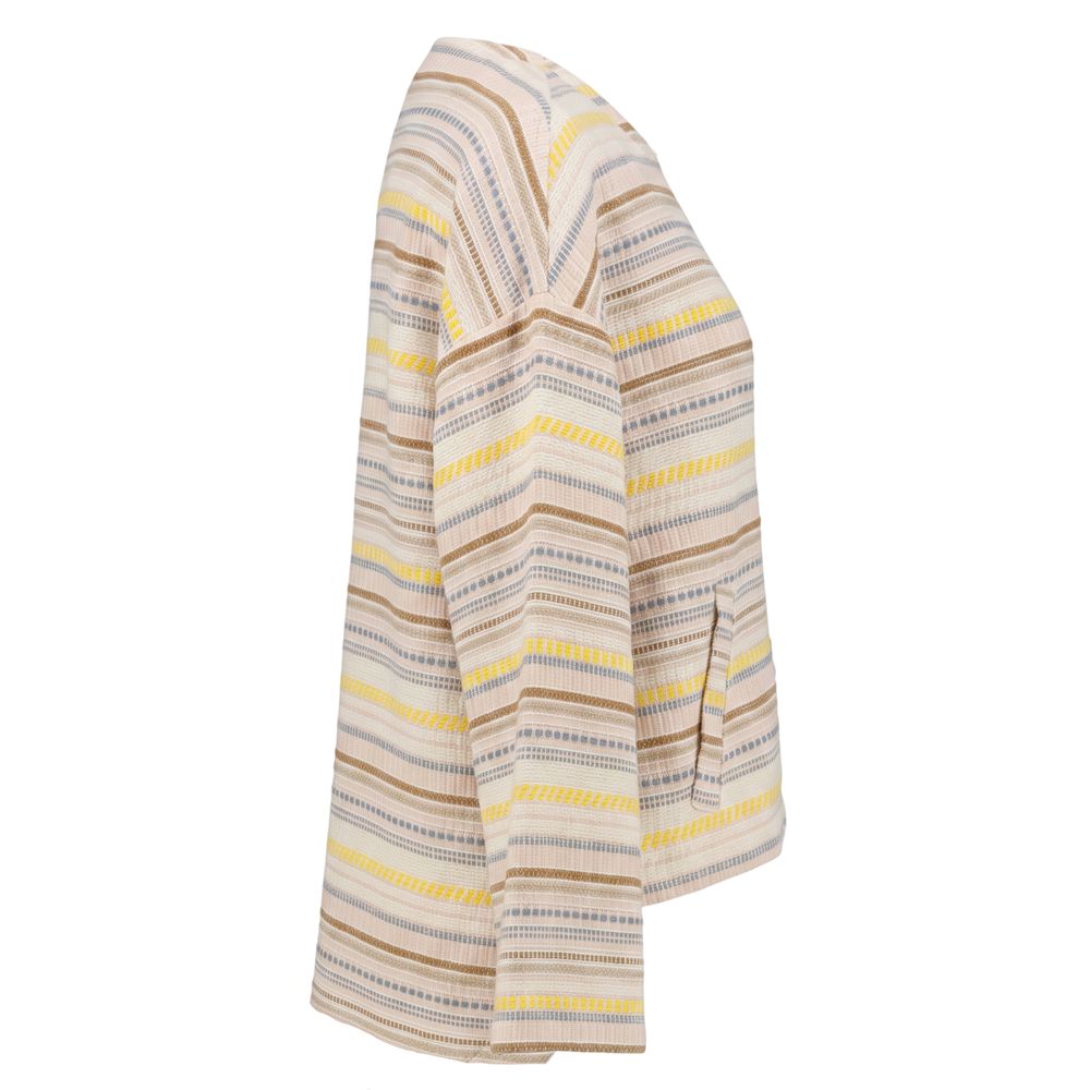 Trussardi Jeans Beige Cotton Women's Jacket | Regal Royce