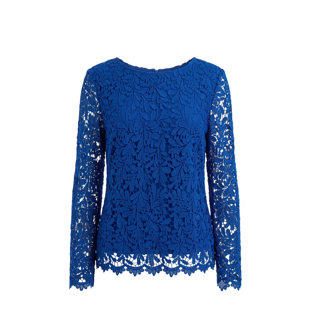Trussardi Jeans Blue Polyester Women Shirt | Regal Royce