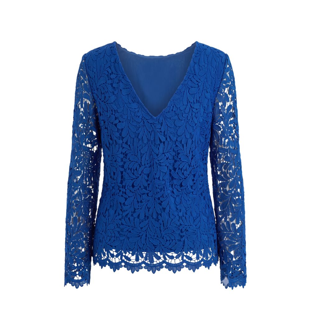 Trussardi Jeans Blue Polyester Women Shirt | Regal Royce
