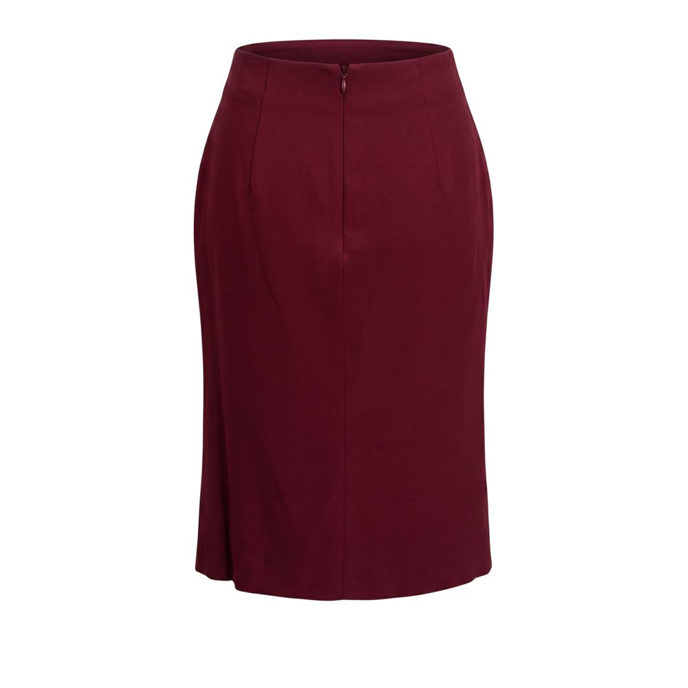 Trussardi Red Acetate Women Skirt | Regal Royce