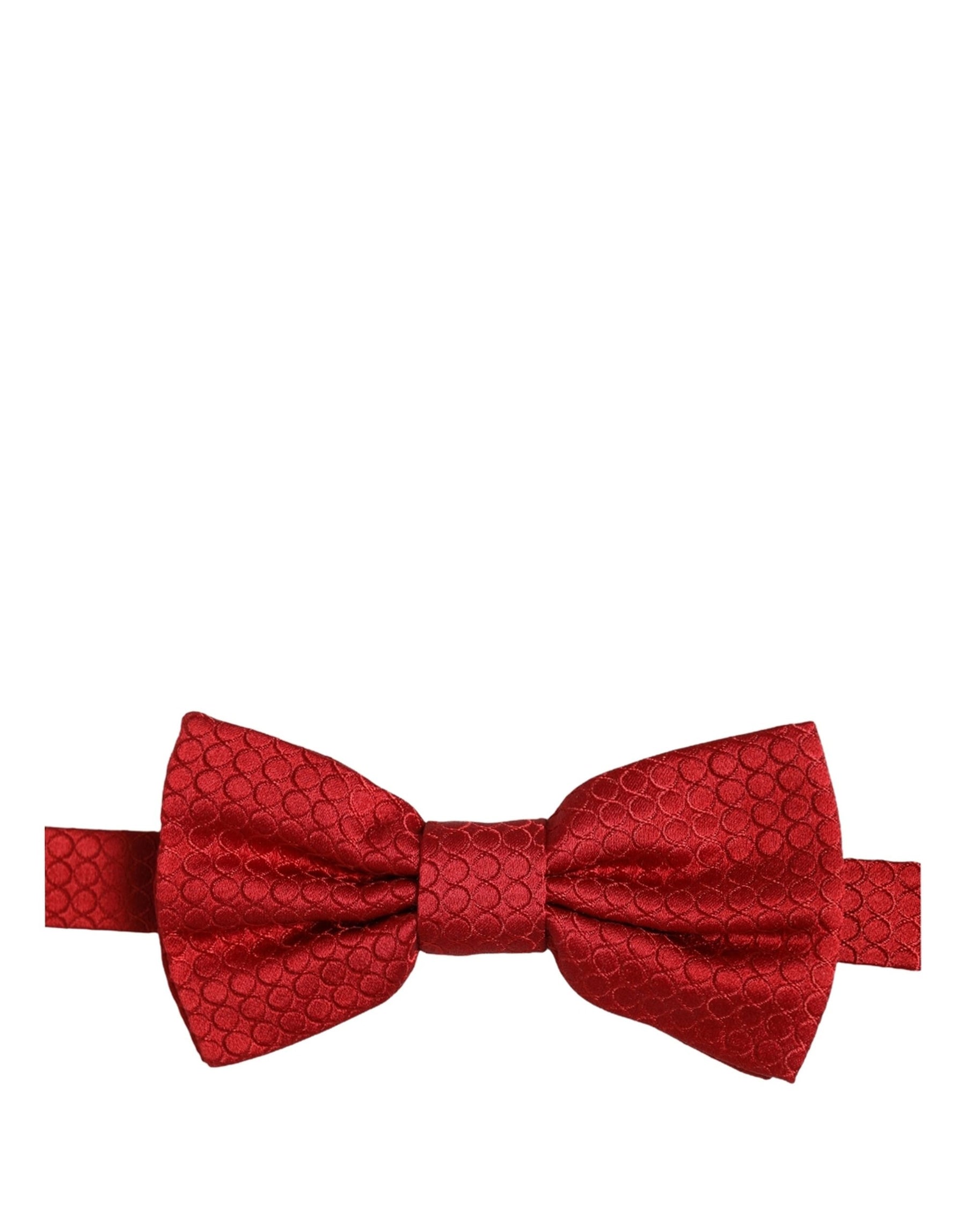 Dolce & Gabbana Men Red 100% Silk Adjustable Neck Papillon Bow Tie | Regal Royce