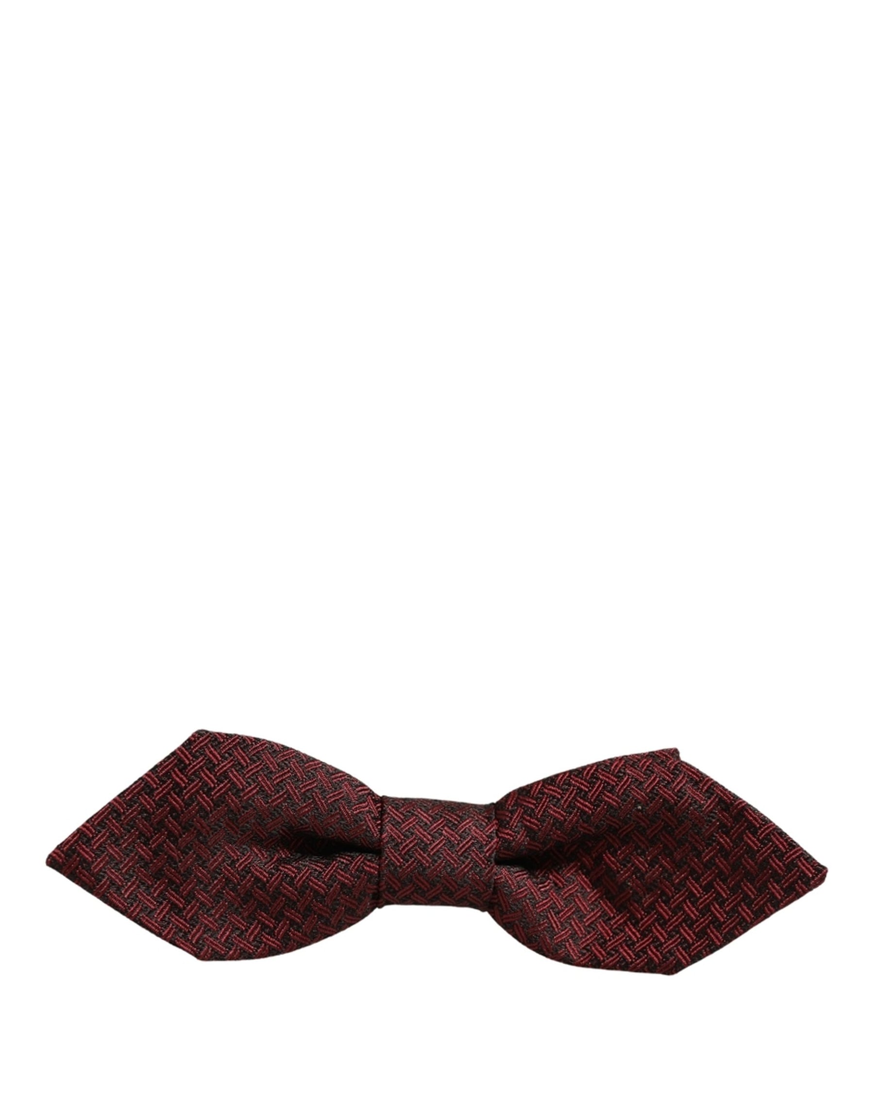 Dolce & Gabbana Men Red Silk Fantasy Adjustable Neck Papillon Bow Tie | Regal Royce