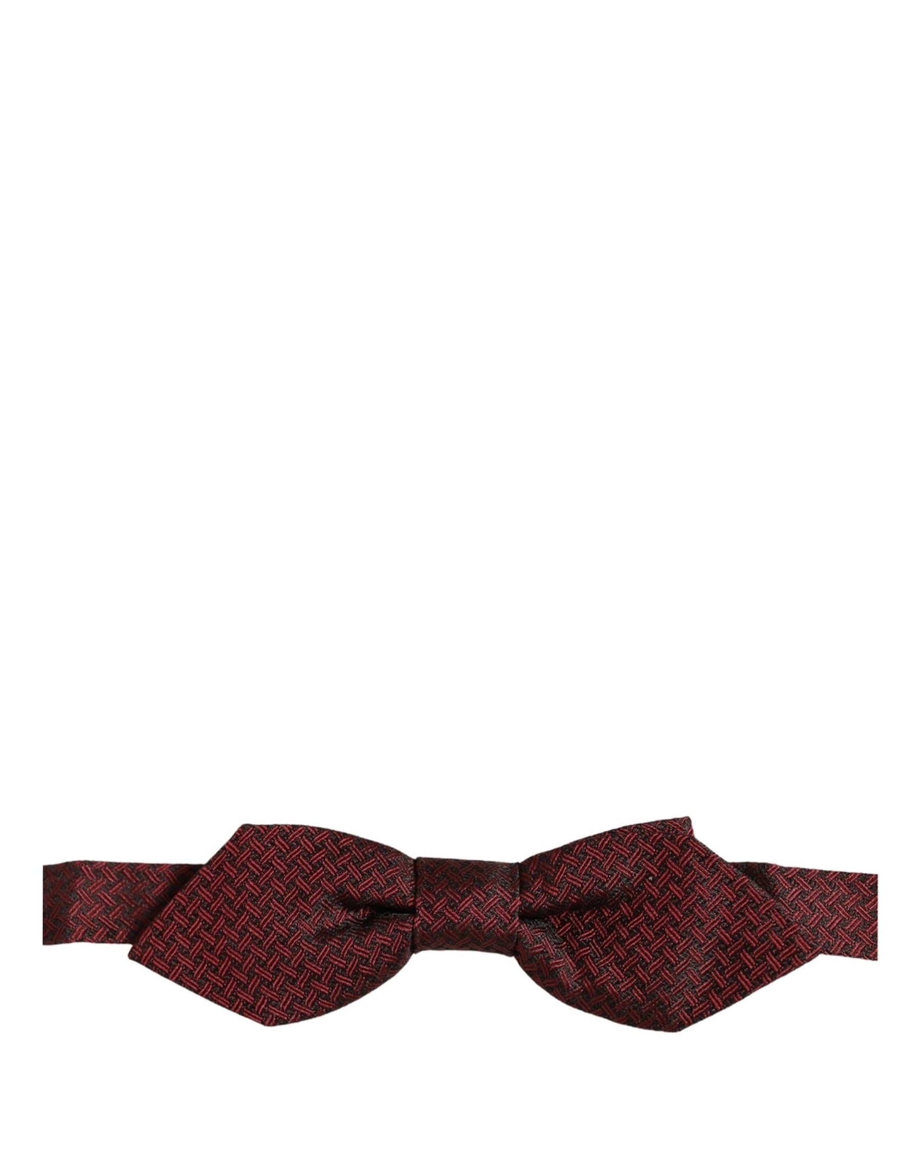 Dolce & Gabbana Men Red Silk Fantasy Adjustable Neck Papillon Bow Tie | Regal Royce