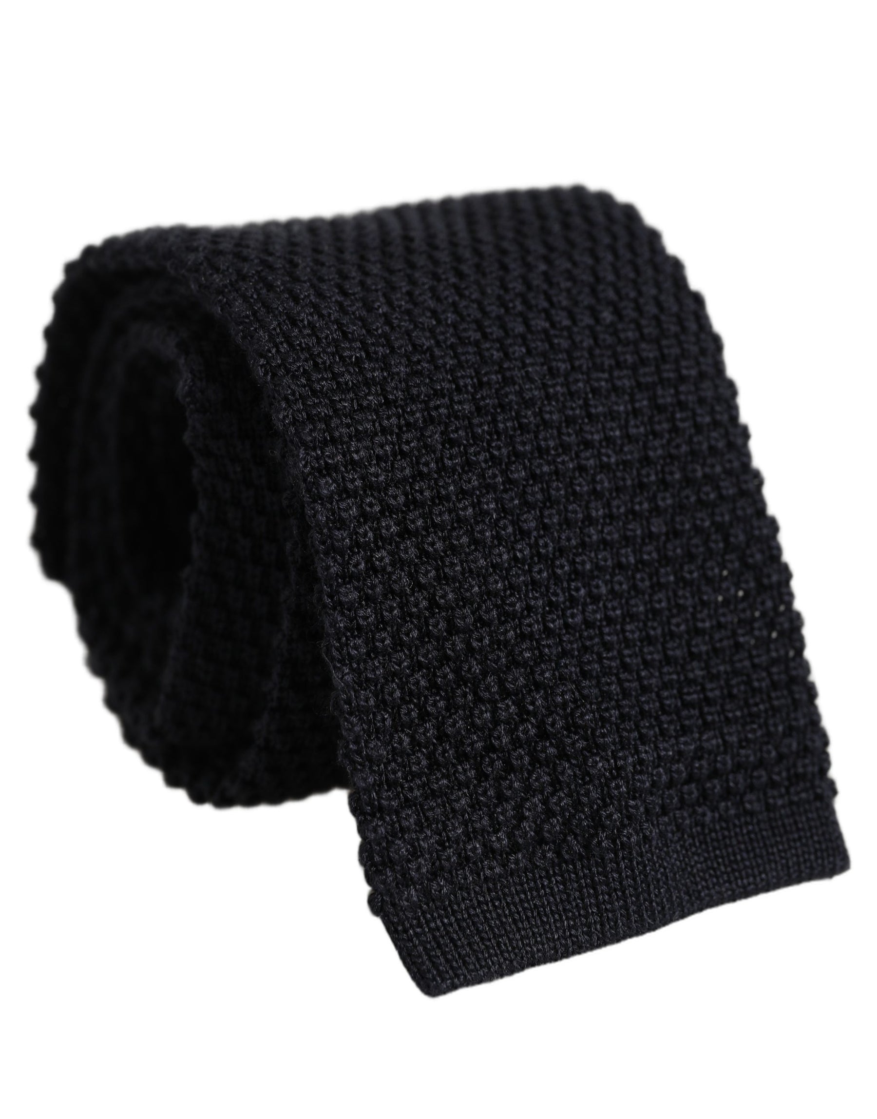 Dolce & Gabbana Men Black 100% Silk Adjustable Men Tied Necktie Tie | Regal Royce