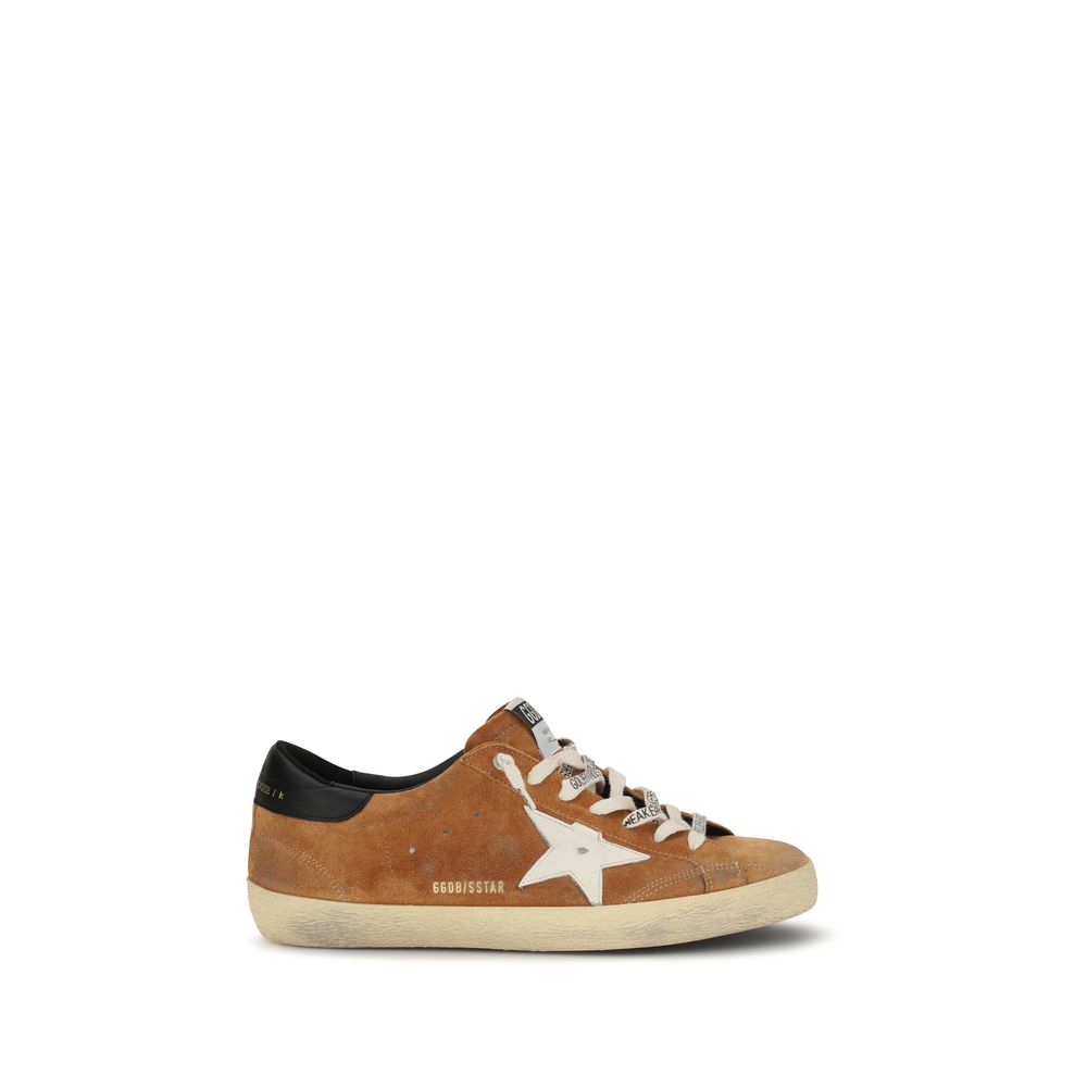 Golden Goose Brown Calf Leather Bos Taurus Low Top Sneakers | Regal Royce