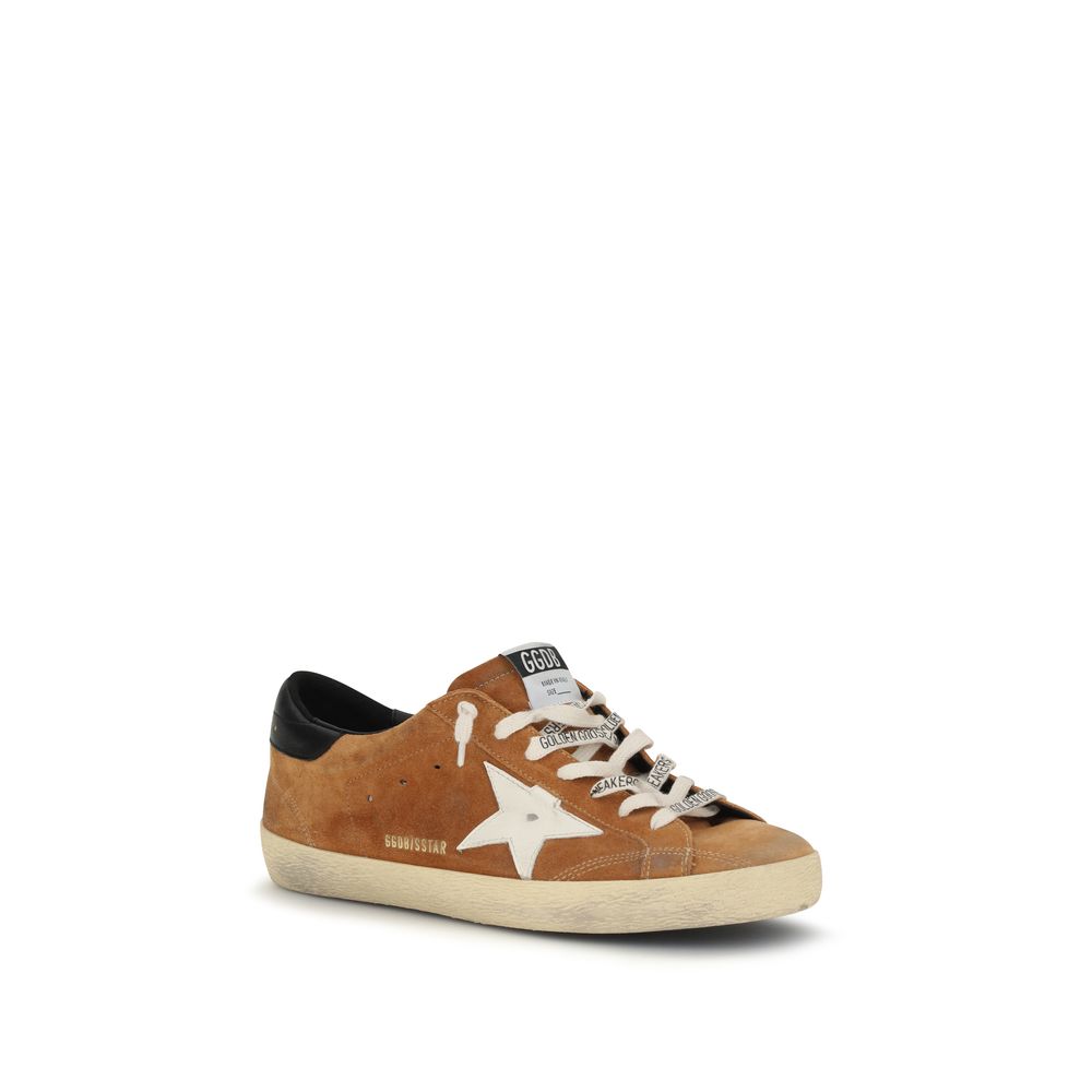 Golden Goose Brown Calf Leather Bos Taurus Low Top Sneakers | Regal Royce