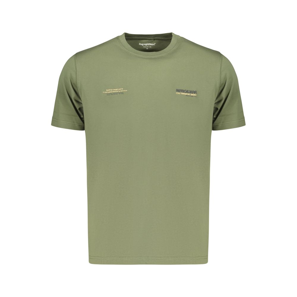 Refrigiwear Green Cotton Men's T-Shirt | Regal Royce